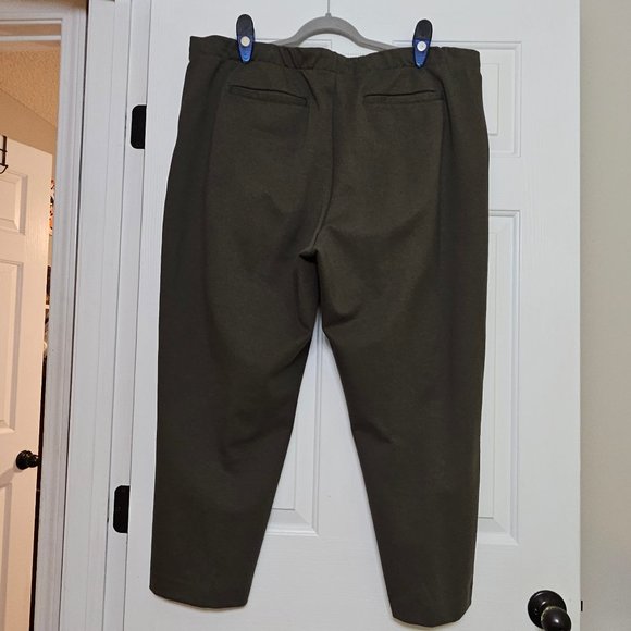 3XL EVERLANE Dream Pant Dark Forest Green Pullon Drawstring Elastic Waist Staple - Picture 5 of 13